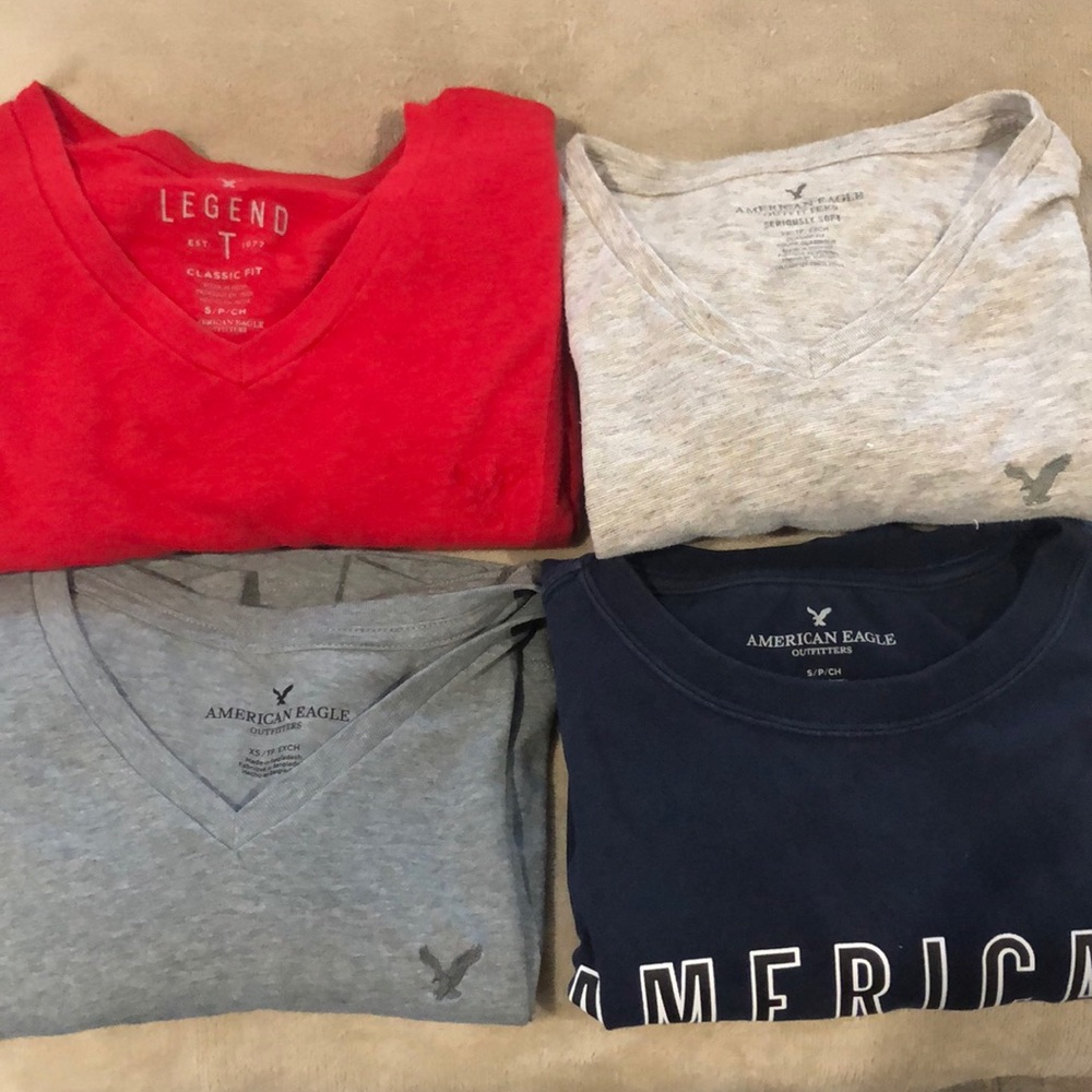 Lots of 4 American eagle tess